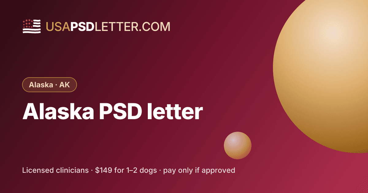 Alaska PSD letter, usaPsdletter.com Alaska · AK