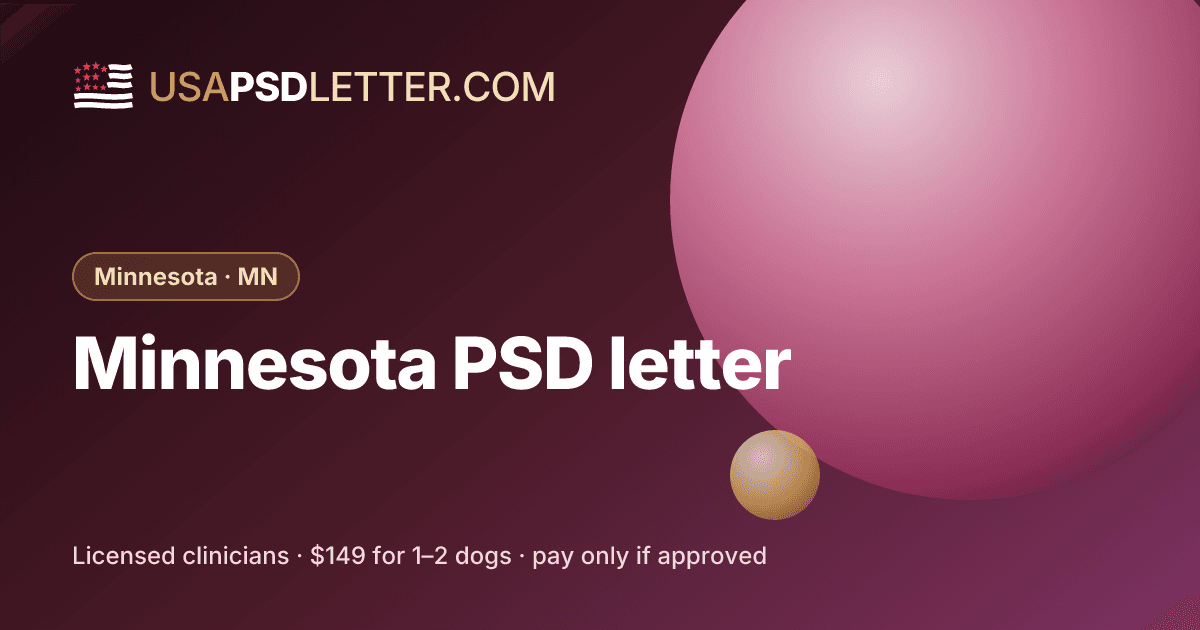 Minnesota PSD letter, usaPsdletter.com Minnesota · MN