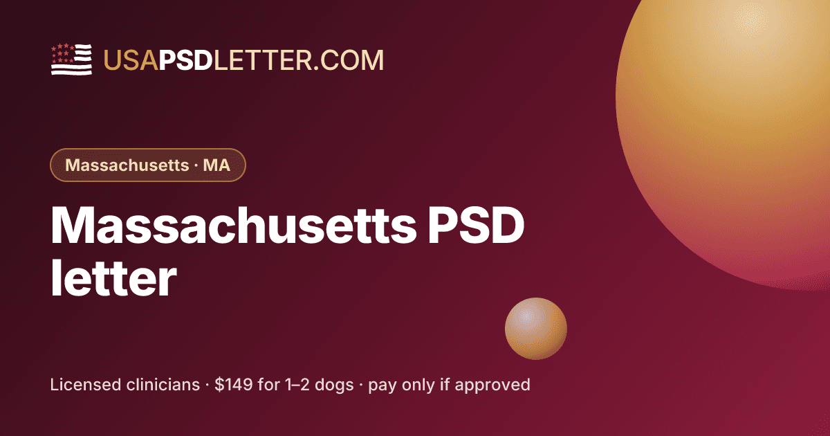 Massachusetts PSD letter, usaPsdletter.com Massachusetts · MA